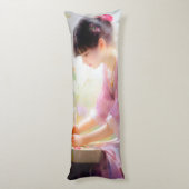 フラワーガーデンの少女 ボディピロー (裏面 (縦))