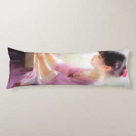 フラワーガーデンの少女 ボディピロー