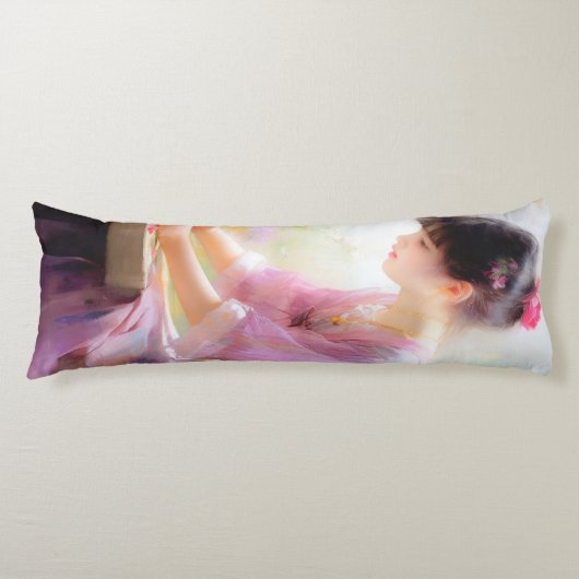 フラワーガーデンの少女 ボディピロー (正面)