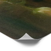 フラワーガーデンの少女 ポスター (角)