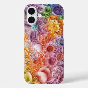 フラワーガーデンの電話ケース iPhone 16 PLUSケース