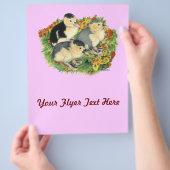 フラワーガーデンアヒル チラシ (手)