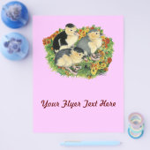 フラワーガーデンアヒル チラシ (シングル)