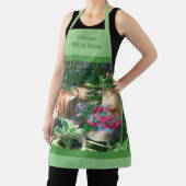 フラワーガーデンアンティークパーソナライズされた椅子 エプロン (インサイチュ)
