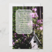 フラワーガーデンアートブライダルシャワー招待状 招待状 (正面)