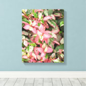 フラワーガーデンアート キャンバスプリント (インサイチュ (ウッドフロア))