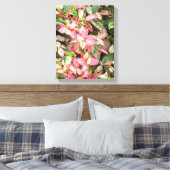 フラワーガーデンアート キャンバスプリント (インサイチュ (寝室))