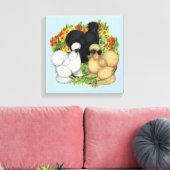 フラワーガーデンカイコ キャンバスプリント (インサイチュ (リビング))