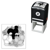 フラワーガーデンカイコ セルフインキングスタンプ (インサイチュ)