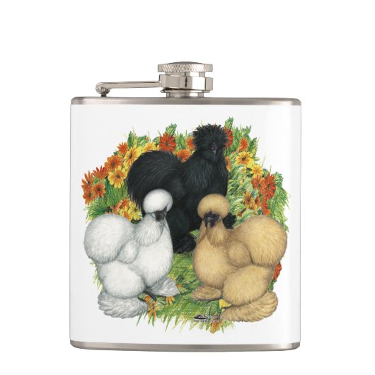 フラワーガーデンカイコ フラスク (正面)