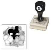 フラワーガーデンカイコ ラバースタンプ (押印)