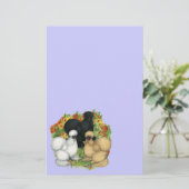 フラワーガーデンカイコ 便箋 (スタンド正面)