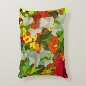 フラワーガーデンカラーアクセント枕 アクセントクッション (正面(垂直))