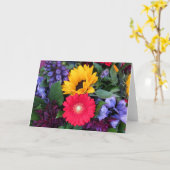フラワーガーデンカード カード (黄色い花)