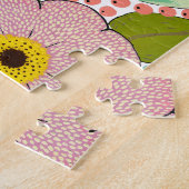 フラワーガーデンガッシュ絵画の252ピース ジグソーパズル (側面)