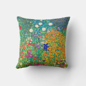 フラワーガーデングスタフクリムト クッション (裏面)