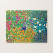 フラワーガーデングスタフクリムト ジグソーパズル (横)