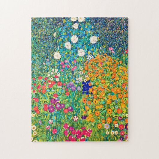 フラワーガーデングスタフクリムト ジグソーパズル (縦)