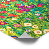 フラワーガーデングスタフクリムト ポスター (角)