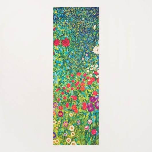 フラワーガーデングスタフクリムト ヨガマット (裏面)