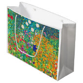 フラワーガーデングスタフクリムト ラージペーパーバッグ (正面アングル)