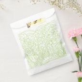 フラワーガーデングリーン フェイバーバッグ (封をした状態)