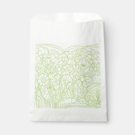 フラワーガーデングリーン フェイバーバッグ