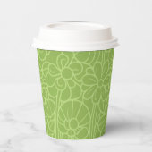 フラワーガーデングリーン 紙コップ (左)