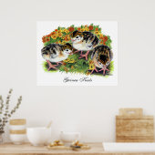 フラワーガーデンケッツ ポスター (キッチン)