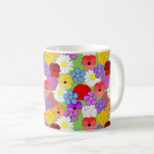 フラワーガーデンコーヒーマグ コーヒーマグカップ (正面右)