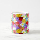 フラワーガーデンコーヒーマグ コーヒーマグカップ (中央)