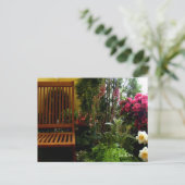 「フラワーガーデンシート」カード ポストカード (スタンド正面)