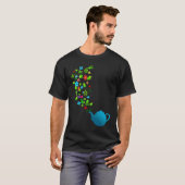 フラワーガーデンティーポット Tシャツ (正面フル)
