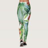 フラワーガーデントロピカル レギンス (裏面)