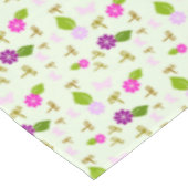 フラワーガーデンドラゴンフライ卓球デコール食器 テーブルクロス (アングル)