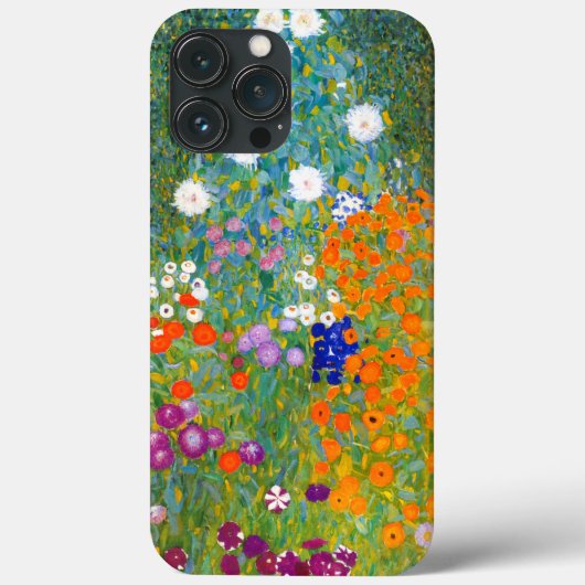 フラワーガーデンバイグスタフクリムトヴィンテージフローラ Case-Mate iPhoneケース (裏面)