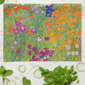 フラワーガーデンバイグスタフクリムト キッチンタオル (折り畳み)