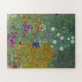 フラワーガーデンバイグスタフクリムト ジグソーパズル (横)