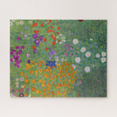フラワーガーデンバイグスタフクリムト ジグソーパズル (横)