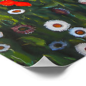 フラワーガーデンバイグスタフクリムト ポスター (角)