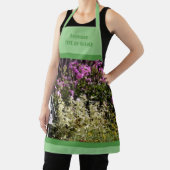 フラワーガーデンバードハウスアーパーソナライズされたト エプロン (インサイチュ)