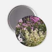 フラワーガーデンパステル絵画ズ磁石 マグネット (正面/裏面)