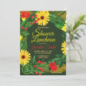 フラワーガーデンパーティーランチョンシャワー 招待状 (スタンド正面)