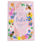 フラワーガーデンビーズイースター ミディアムペーパーバッグ (裏面)