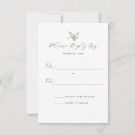 フラワーガーデンピンクローズ結婚ズ 出欠カード