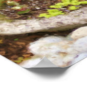 フラワーガーデンフェアリー絵画フォトズ ポスター (角)