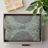 フラワーガーデンフランスのオーバルウィリアム・モリス模様 薄葉紙 (ギフト)