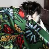 フラワーガーデンフローズスバラひまわり及びチューリップ シェルパブランケット