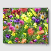 フラワーガーデンフローラバースデーパーティーゲストブック ゲストブック (裏面)