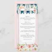 フラワーガーデンブライダルシャワーメニュー メニュー (正面/裏面)